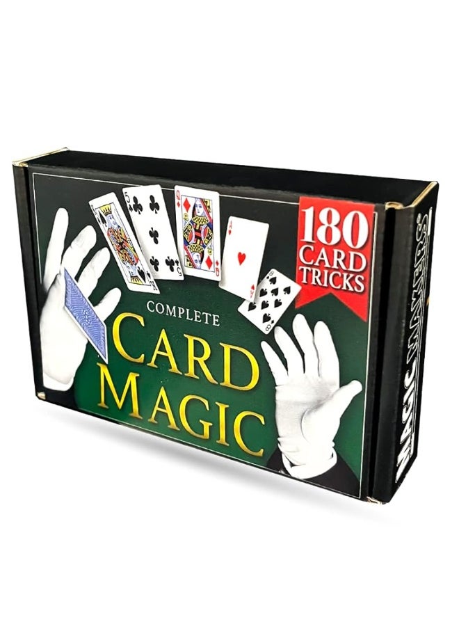 MAGIC MAKERS Magic Makers Complete Card Magic 180 Card Tricks & Professional Routines Card Tricks for Beginners to Advanced Levels  - Image 4