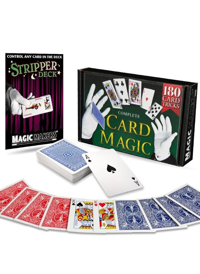 MAGIC MAKERS Magic Makers Complete Card Magic 180 Card Tricks & Professional Routines Card Tricks for Beginners to Advanced Levels  - Image 3
