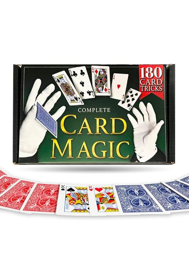 MAGIC MAKERS Magic Makers Complete Card Magic 180 Card Tricks & Professional Routines Card Tricks for Beginners to Advanced Levels  - Image 5