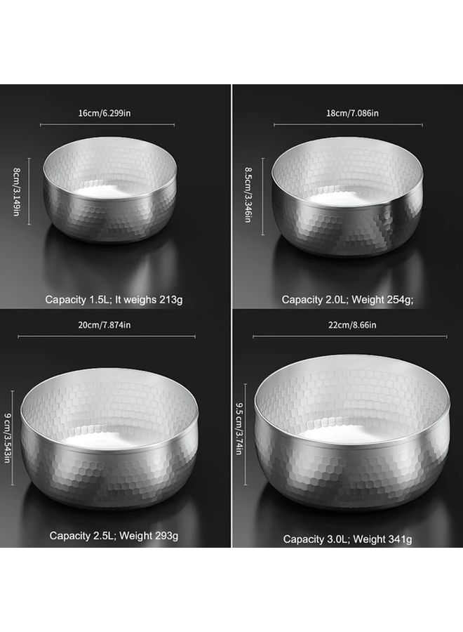 Golden Stainless Steel Fruit Tray Bowl 8 66 Inch 101 44 Oz Capacity For Coffee Table Decor And Snack Serving - Image 3