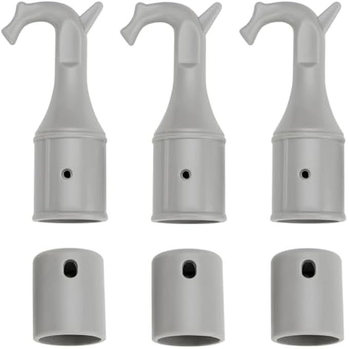 Pack Of 3 Attic Hooks, Roof Window Stick Hooks With Non-Slip Base, Floor Stairs Replacement Parts, Roof Window Handle Hooks, Floor Stairs, Spare Parts For Roof Window, Pole For Opening (25 Mm - Image 2