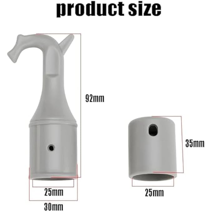 Pack Of 3 Attic Hooks, Roof Window Stick Hooks With Non-Slip Base, Floor Stairs Replacement Parts, Roof Window Handle Hooks, Floor Stairs, Spare Parts For Roof Window, Pole For Opening (25 Mm - Image 3