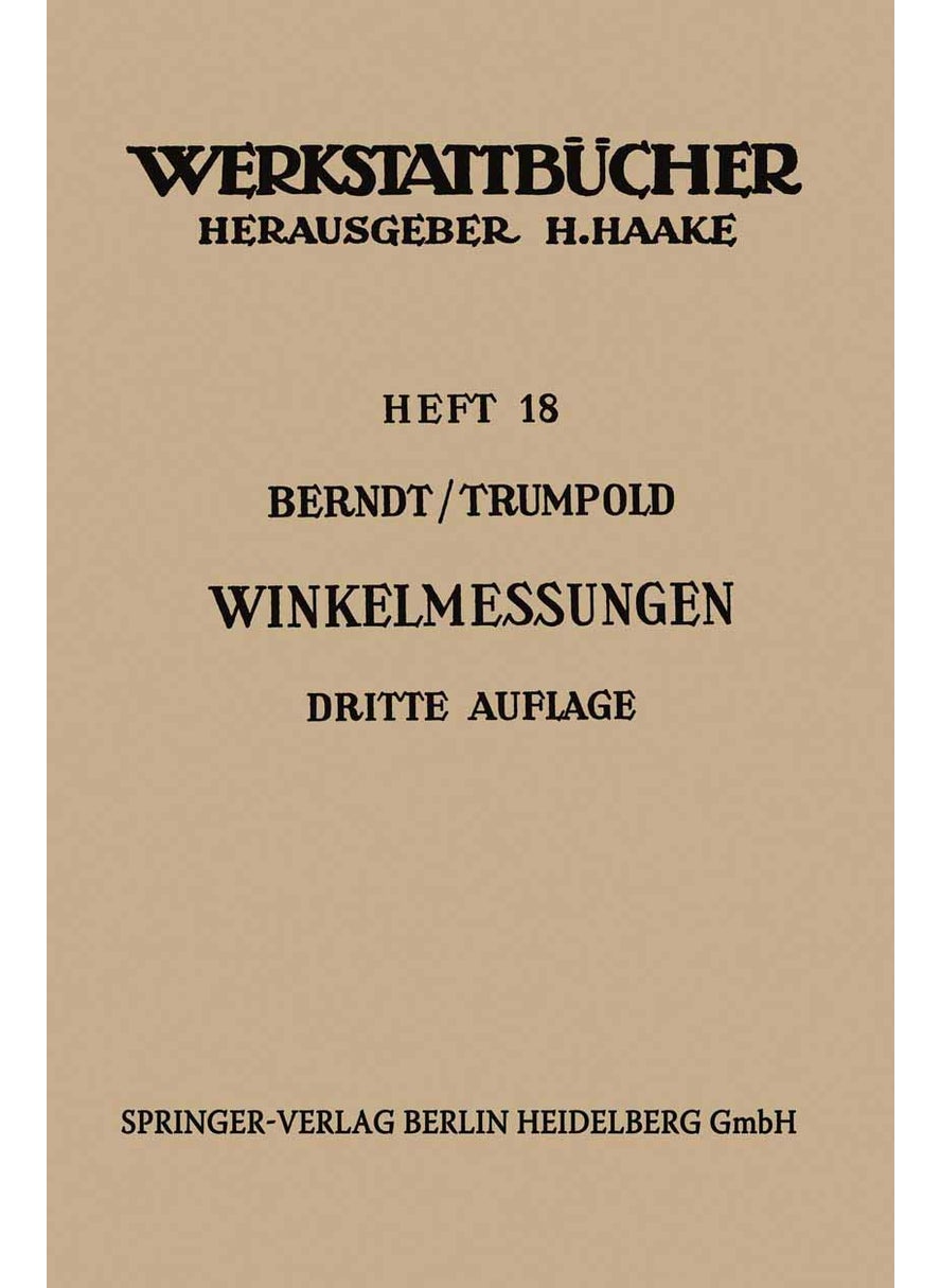 Technische Winkelmessungen 