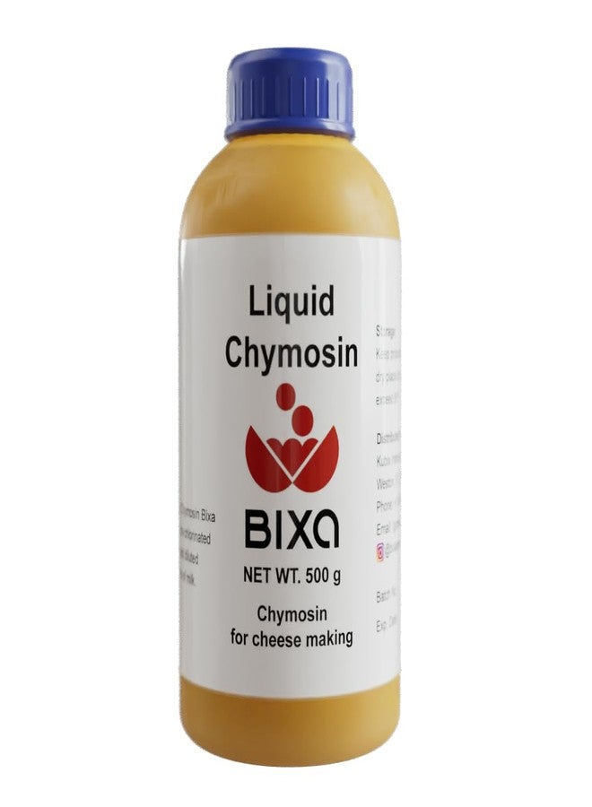 Bixa Chymosin Rennet | Milk Coagulant | Quimosina Liquida Bixa | Cuajo Para Quesos Madurados | 17 Fl oz - Image 2