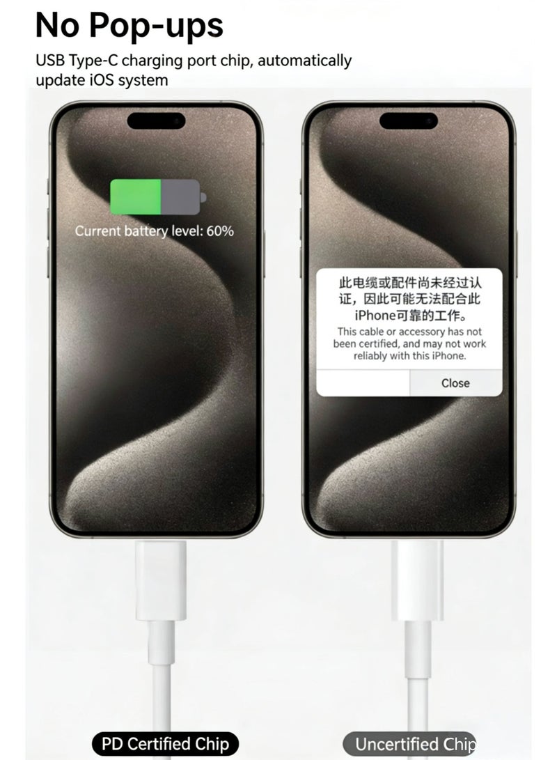 general 20W Fast Charger Kit, Wall-Mounted Fast Charger Adapter, Comes with a 1-meter USB-C to Lightning Cable, Supports Fast Charging, Compatible with iPhone 14/14 Pro/14 Pro Max/13/12/SE2020/11/XR/XS Max/X/iPad and all Lightning interface phones/tablets. - Image 5