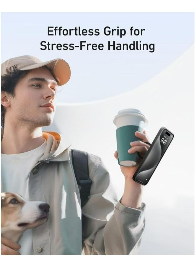 Anker Magnetic Phone Case for iPhone 16 Pro Max Case, Anti-Slip & Drop-Proof Cover with 360° Ring Stand, iPhone Case Compatible with MagSafe, Exclusively Designed for iPhone 16 Pro Max - Image 3