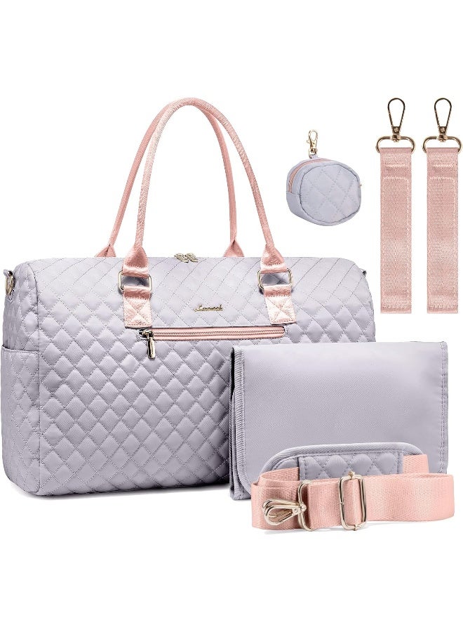 LOVEVOOK Diaper Bag Tote with Pacifier Case and Changing Pad - Image 1