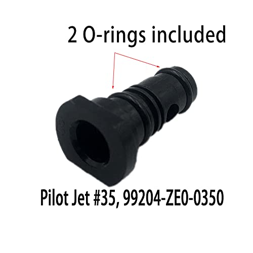 IBVIBV Compatible with Honda EU2000i Generator Carburetor Pilot Jet #35, 99204-ZE0-0350 - Image 2