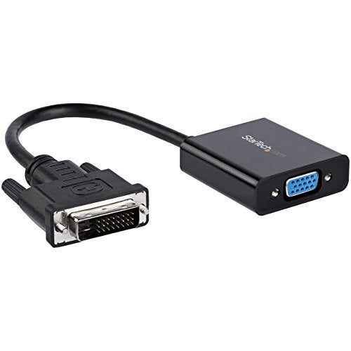 Startech.com StarTechcom DVID to VGA Active Adapter Converter Cable 1080p DVI to VGA Converter Box DVI2VGAE Black - Image 1
