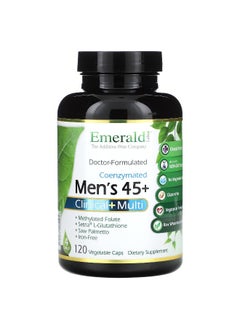 Emerald Laboratories Emerald Laboratories, Coenzymated Men's 45+ Clinical+ Multi, 120 Vegetable Caps  - Image 1