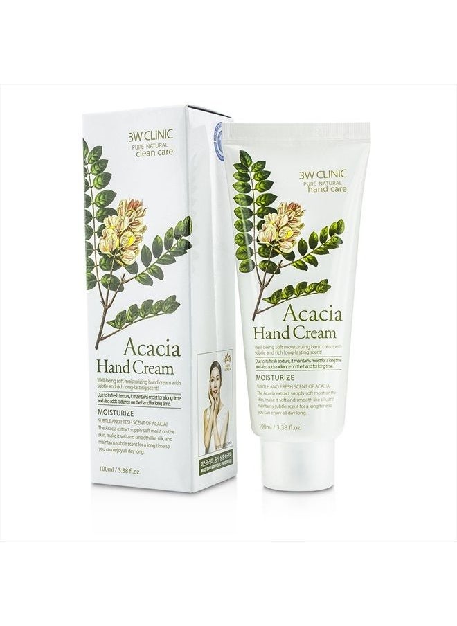 3W CLINIC - Hand Cream, Acacia, 3.38 Ounce - Image 1