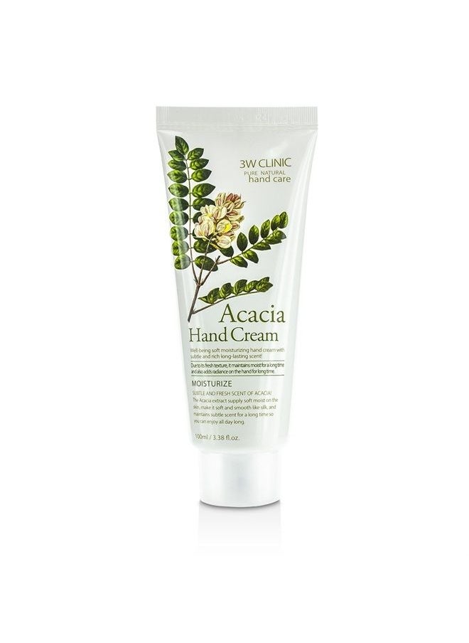 3W CLINIC - Hand Cream, Acacia, 3.38 Ounce - Image 1