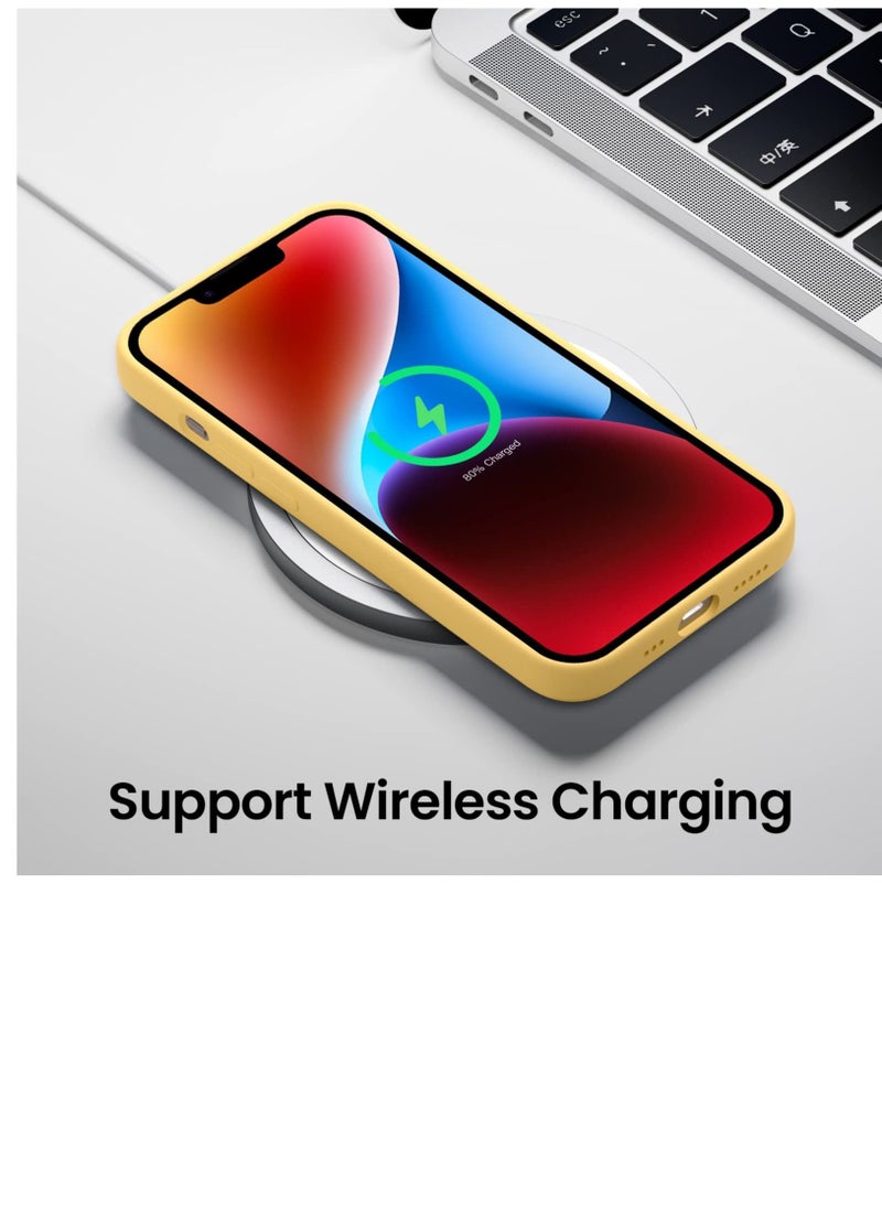 BORTONY iPhone 14 Silicone Case Military Grade Drop Protection Anti-Scratch Microfiber Lining Ultra Slim Thin Shockproof Protective Cover for iPhone 14 6.1 inch  - Image 4