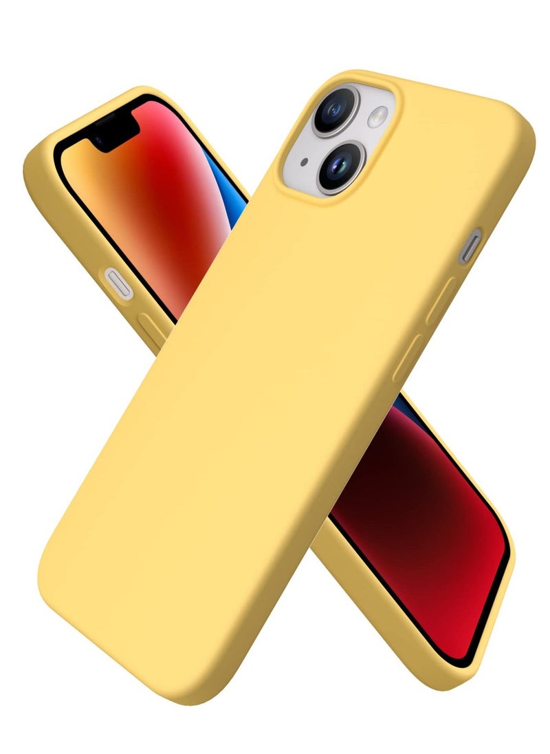 BORTONY iPhone 14 Silicone Case Military Grade Drop Protection Anti-Scratch Microfiber Lining Ultra Slim Thin Shockproof Protective Cover for iPhone 14 6.1 inch  - Image 1