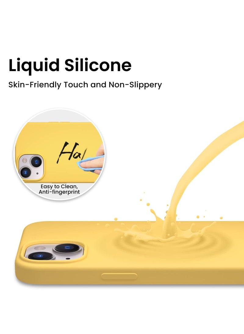 BORTONY iPhone 14 Silicone Case Military Grade Drop Protection Anti-Scratch Microfiber Lining Ultra Slim Thin Shockproof Protective Cover for iPhone 14 6.1 inch  - Image 2