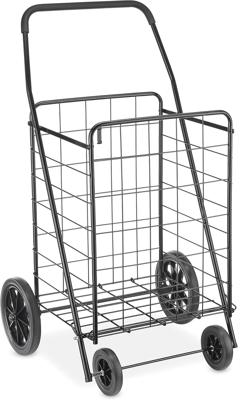 Whitmor Deluxe Utility Cart, Extra Large, Black - Image 1