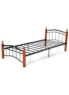 Modern Wooden Steel Single Bed With 6 Legs 90x190 cm - pzsku/Z5F0E96D3934098B53EF6Z/45/_/1681557871/d62fd5ce-a455-4f88-a901-d4ff7b112d9f