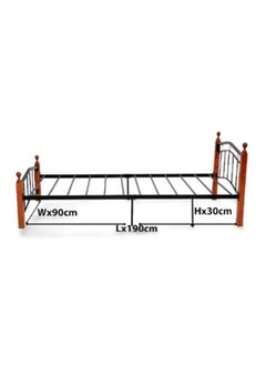 Modern Wooden Steel Single Bed With 6 Legs 90x190 cm - pzsku/Z5F0E96D3934098B53EF6Z/45/_/1681557872/0d50c8ee-ae7b-4c40-b0c6-2ad302eb2c94