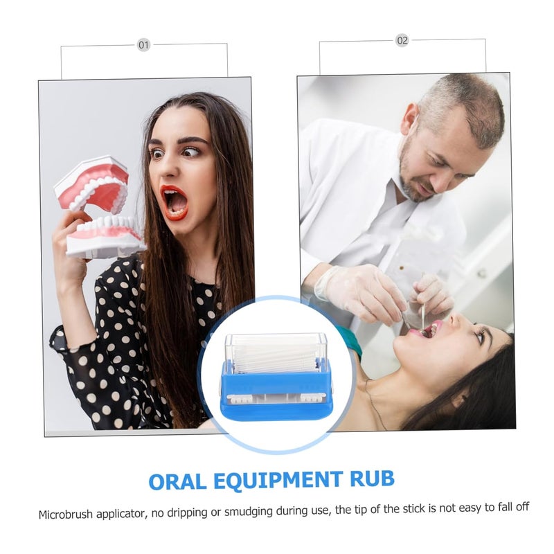 100pcs Sterile Dental Micro Applicator Brush Picks Long Extra Long Treatment Material - Image 3