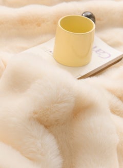 Sharpdo Winter Blanket Thickened Double-sided Plush Blanket Bedroom Throw Blanket Soft Warm Rabbit Fleece Throw Blanket  - Image 4