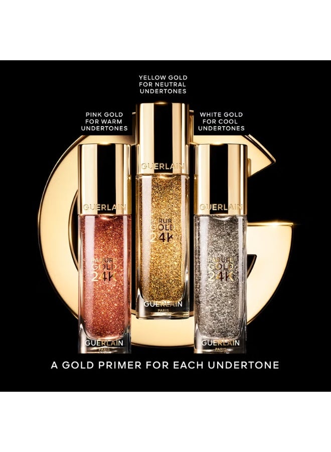 غيرلان برايمر ترطيب البشرة من جيرلان، بارور جولد، 24 قيراط، معزز الإشراقة والكمال، ذهبي أبيض - Image 4