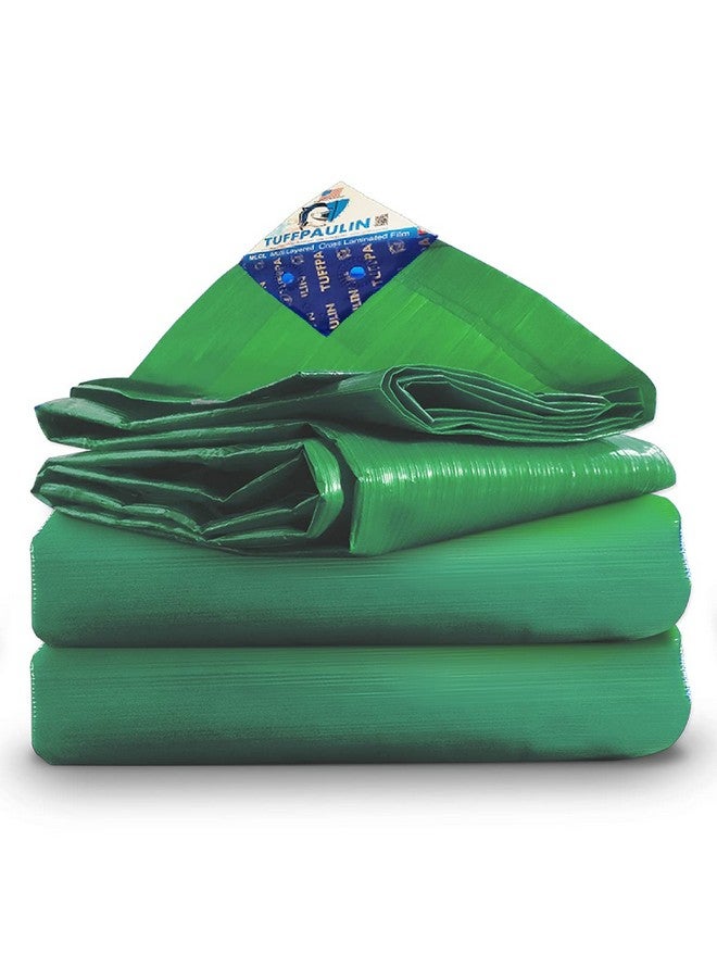 TUFFPAULIN TUFFPAULIN Waterproof UV Treated Tarpaulin (Green, 9x6 ft)  - Image 1