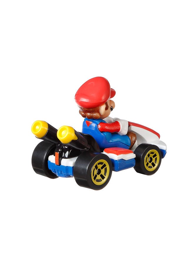 Hot Wheels نسخة متماثلة من ماتش ماريو كارت مصنوعة من الصب المعدني - ماريو - Image 3