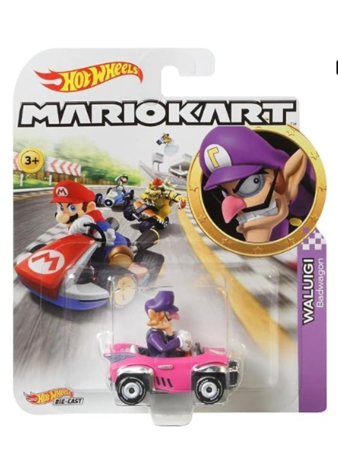 Hot Wheels Mario Kart Die-Cast Car – 1:64 Scale Track-Compatible Character Vehicle for Stunting & Racing, No Batteries Required, Age 3+  - ASSORTED ITEM - Image 3