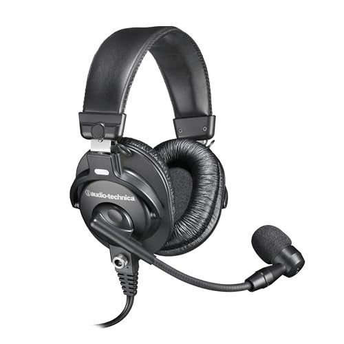 Audio-Technica BPHS1 Broadcast Stereo Headset with Dynamic Cardioid Boom Mic - Image 1