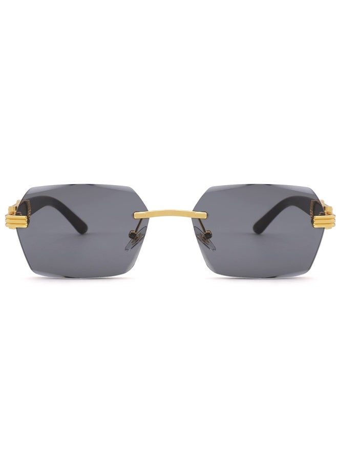 CHUNHUA Rimless Fashion Trend Sunglasses | Personalized Design | Lightweight UV Protection | Unisex - Image 3