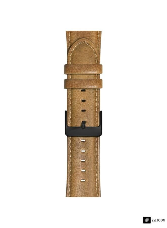 Honor MagicWatch 2 46mm / Magic / Watch Dream Oil Wax Genuine Leather Watch Band  - Image 3