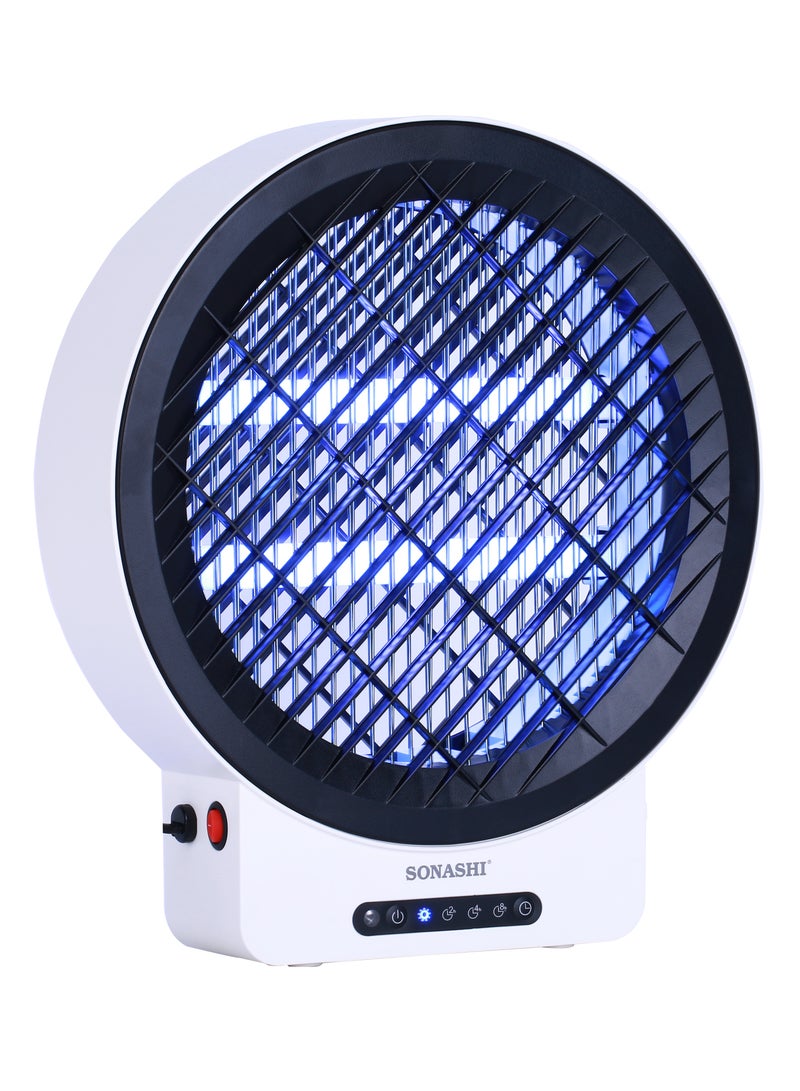 SONASHI Insect Killer with Ultra UV-A Tube | High Voltage with Timing Function and Remote Control | Easy to Use, Install, and Safe Operation | Ideal Coverage of 80m2 | Effective and Durable 14 W SIK-714 White - Image 1