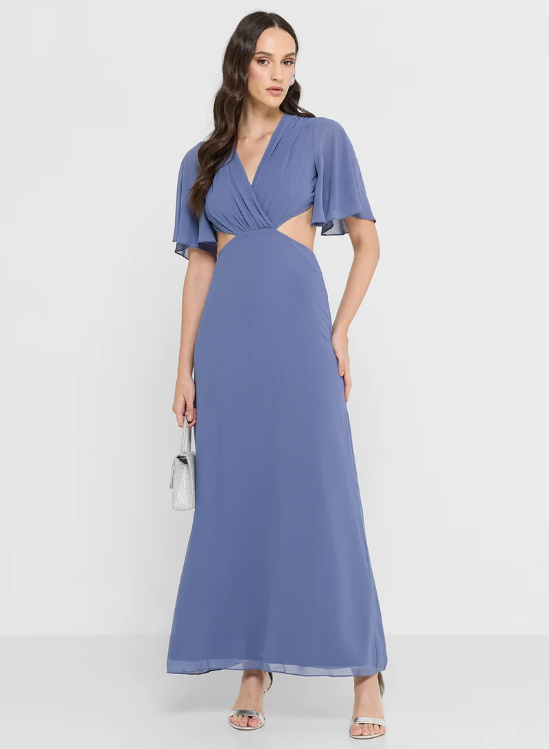 TFNC Maxi Dress with Back Bow
