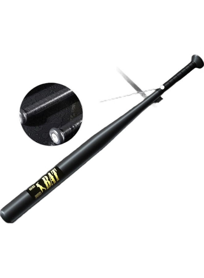 Dweck مضرب بيسبول، قضيب كرة سميك من سبائك الفولاذ، للدفاع عن النفس، مطلي باللون الأسود غير اللامع، 30 بوصة - Image 1