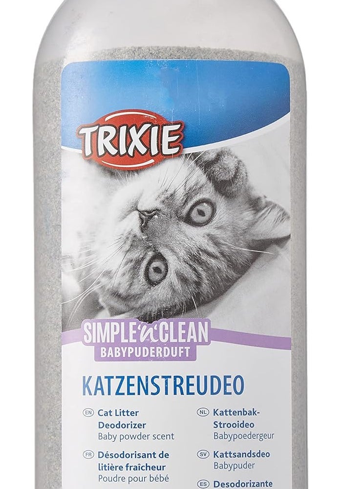 Trixie Fresh'n'Easy Baby Powder Cat Litter Deodorizer - 750G - Image 1