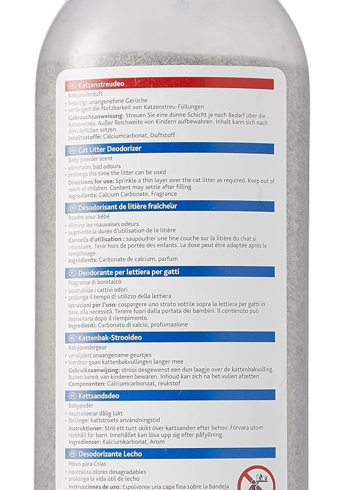 Trixie Fresh'n'Easy Baby Powder Cat Litter Deodorizer - 750G - Image 2