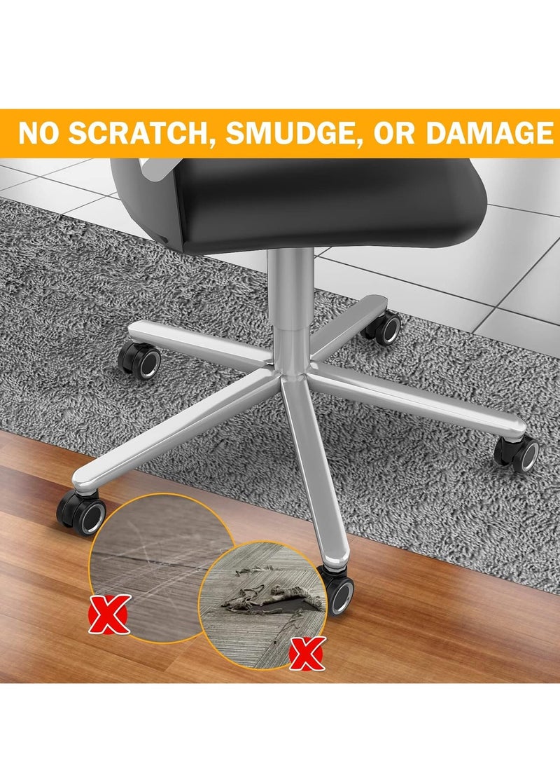 SYOSI - 360 Luggage Swivel Wheels Replacement Office Chair Wheel Safe for All Floor, No Mats Needed, Heavy-Duty 1000lbs,Noise Free Smooth Gliding, Universal Fit Casters Set of 5 - Image 1