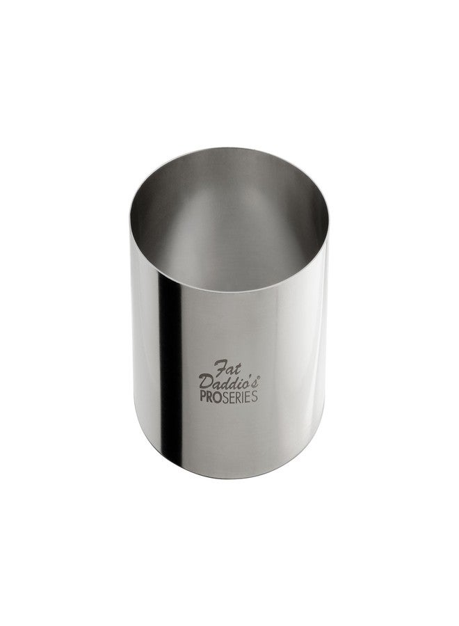 Fat Daddio's Round Cake & Pastry Ring Stainless Steel, 2.75 x 2.375 Inch, Silver - Image 1