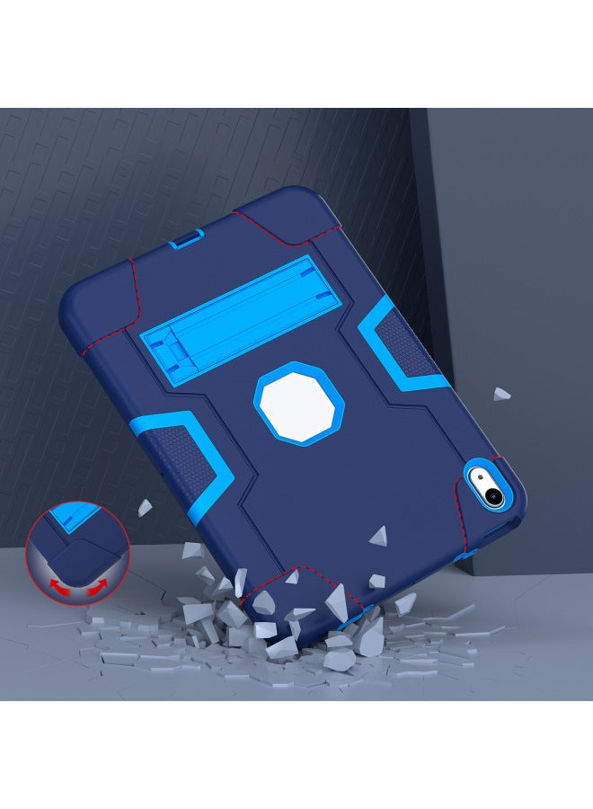 Suitable For Ipad10 Protective Case Tablet Computer Case Holder 10.9 Armor Padse Drop-resistant Case-Color:navy Blue Rose Red PC-Applicable Model:air2/pro9.7
