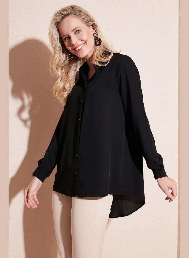 Lela Lela Relaxed Fit Long Back Shirt Women's SHIRT 6118728