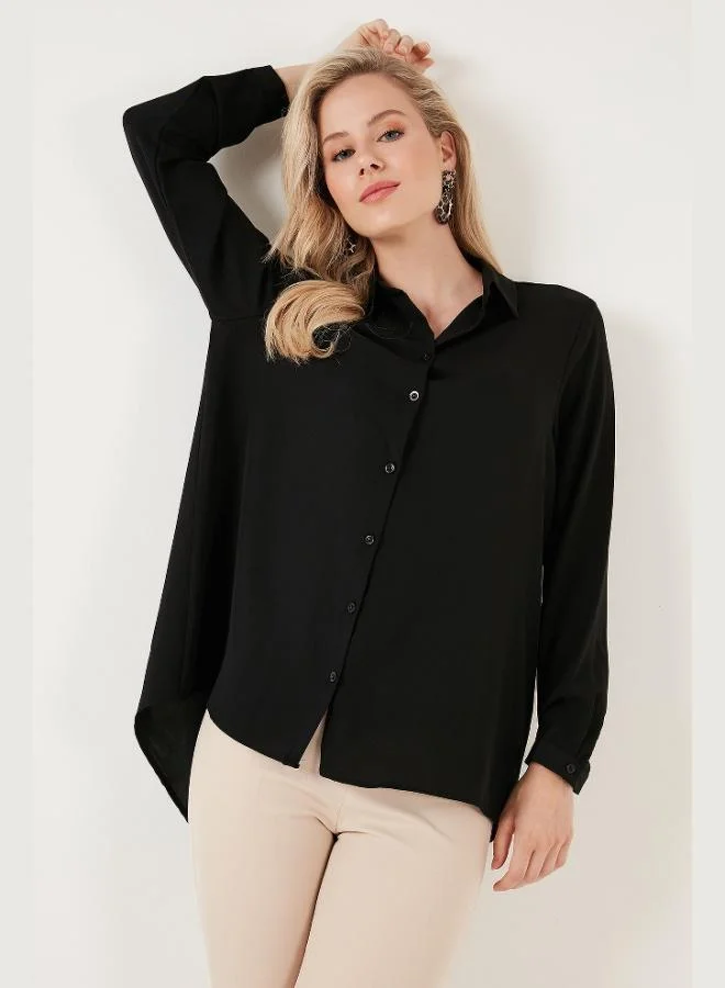 Lela Lela Relaxed Fit Long Back Shirt Women's SHIRT 6118728