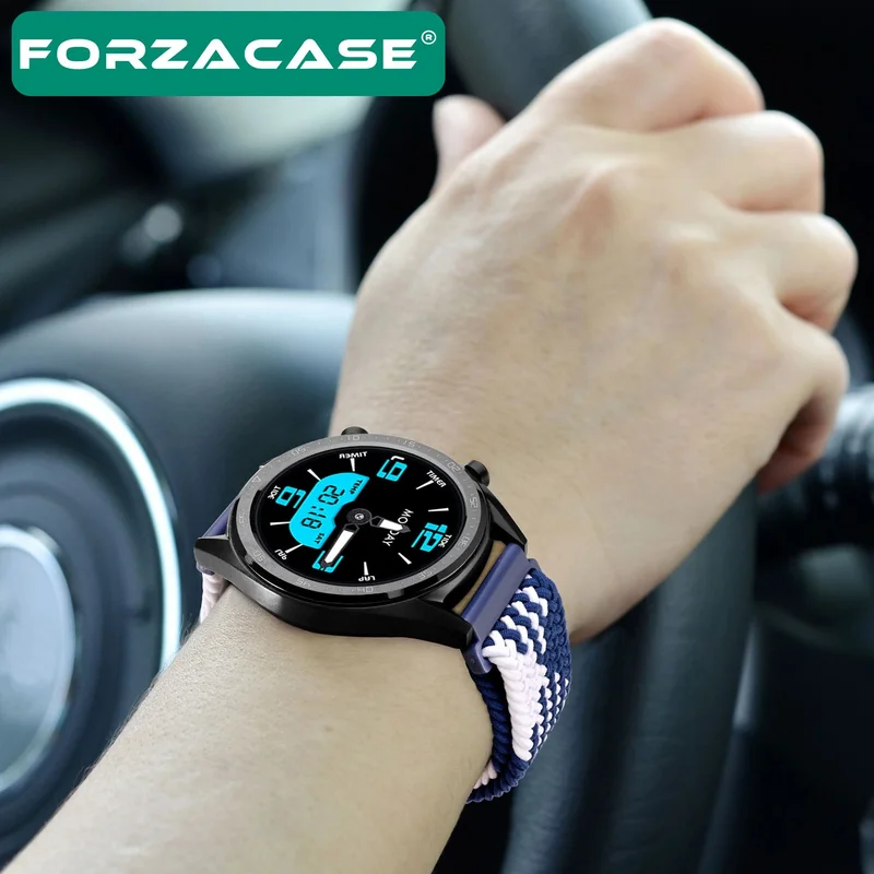 Forzacase Flexible Mesh Buckle Strap Compatible with Huawei Watch GT5 46MM - FC739