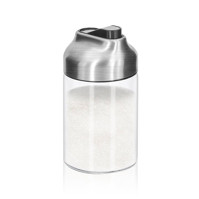 Aelga Glass Sugar Dispenser with Pour Spout, Weighted Pourer, Coffee Bar Accessories for Coffee, Tea and Baking - Image 2
