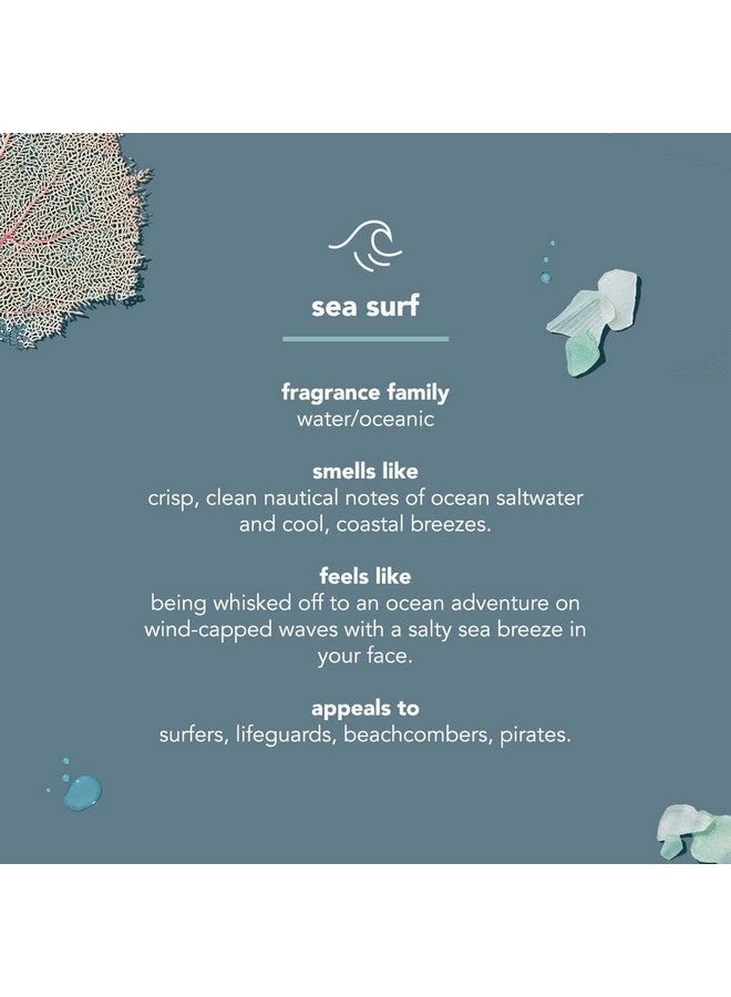 ميثود غسول الجسم للرجال، Sea + Surf، خالٍ من البارابين والفثالات، 18 أونصة سائلة (عبوة واحدة) - Image 1