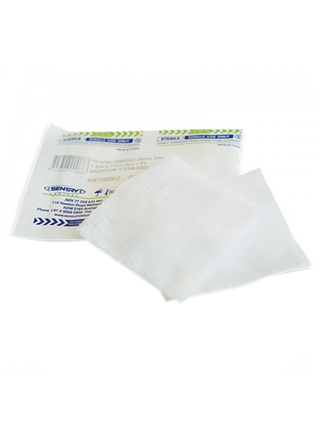 Medix Gauze Swab Sterile 3Cm X 3Cm 8 Ply