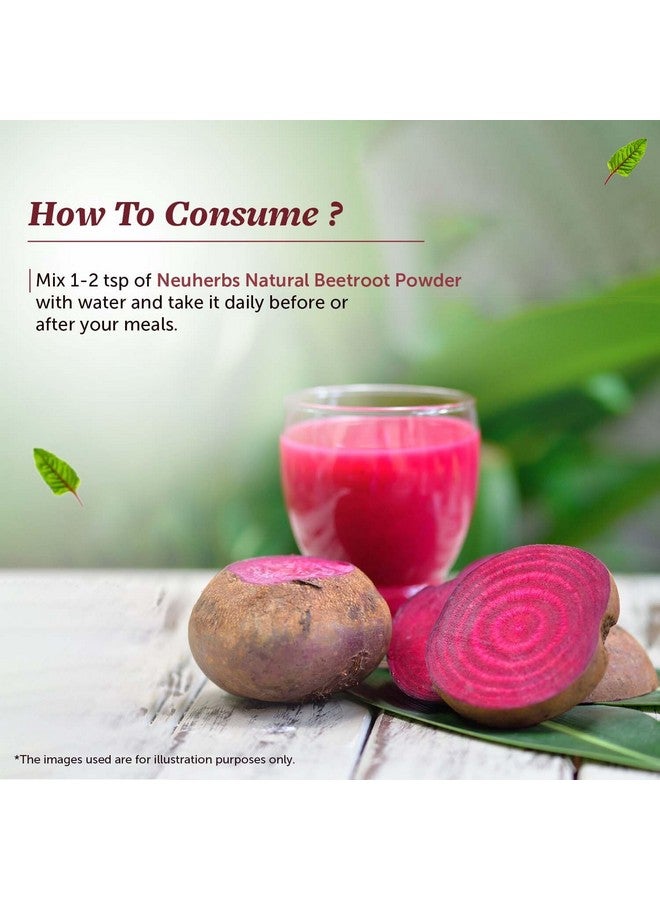 Neuherbs Natural Beetroot Powder For Face, Skin & Hair (100g Pack of 2) | 100% Pure & High Natural Antioxidants | Boost Energy | Face Pack for Glowing & Shining Skin | Additive Free - Image 4