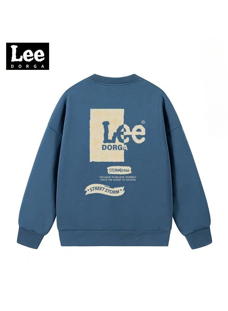 LEE Lee Brand Hoodie Loose Casual Round Neck Long Sleeved Hoodie  - Image 1