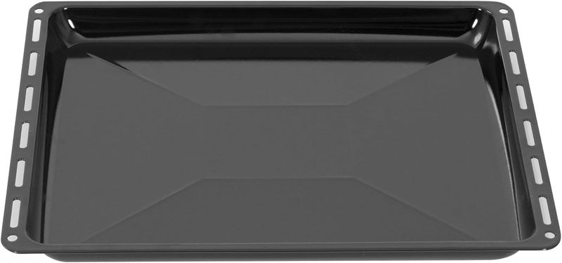 ICQN صينية خبز 445 × 375 × 25 مم، مناسبة لـ Whirlpool, Ignis, Bauknecht, Indesit, Algor, Neckermann, Lloyds، صينية دهون مطلية بالمينا للفرن، مقاومة للخدش، 44.5 × 37.5 سم - Image 1