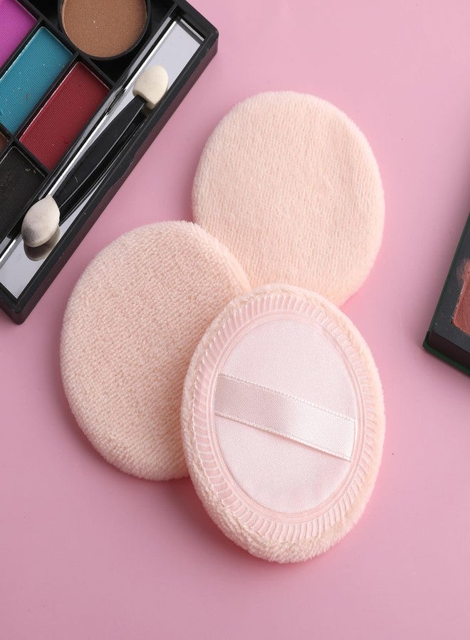 Molain Powder Puff For Face Makeup Setting 12 PCS Mini Pressed Loose Powder Body Make Up Sponge Blending Applicator Cosmetics Small Velour Beauty Press Foundation Pads Wet And Dry Makeup - Image 5