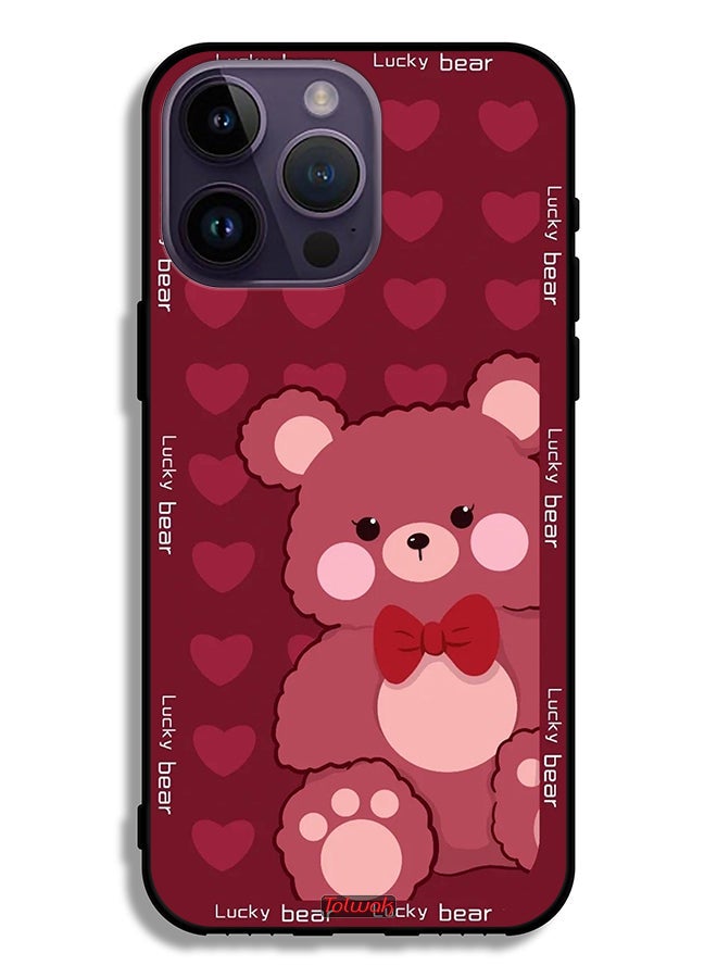 Tolwak Apple iPhone 14 Pro Max Protective Case Lucky Bear - Image 2